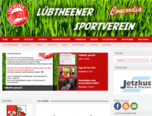 Tablet Screenshot of luebtheener-sv-concordia.de